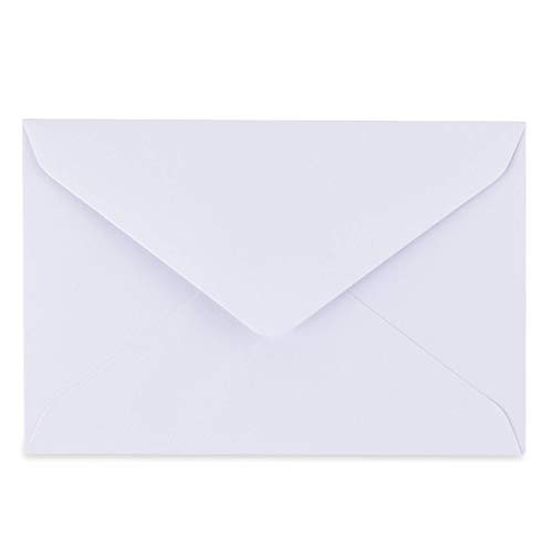 Plain White 60 Mini Envelopes Small Envelopes for Gift Card, Business Card 4"x 2.7" (White)