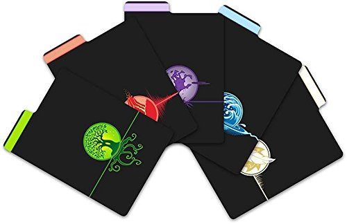 Deck Box Dividers - Elemental Medallion (5)