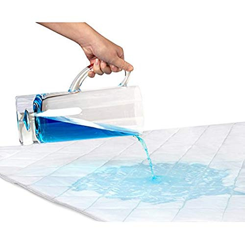 PharMeDoc Waterproof Reusable Bed Pad  34" x 52" inches  Machine Washable - Absorbent Bedwetting & Incontinence Bed Pads and Mattress Protector Underpad