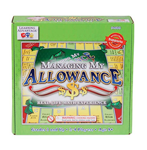 Learning Advantage Managing My Allowance - Allowance Game for Kids - Teach Money, Making Change, Currency and Saving Skills Learning Advantage Managing My Allowance - Allowance Game for Kids - Teach Money, Making Change, Currency and Saving Skills