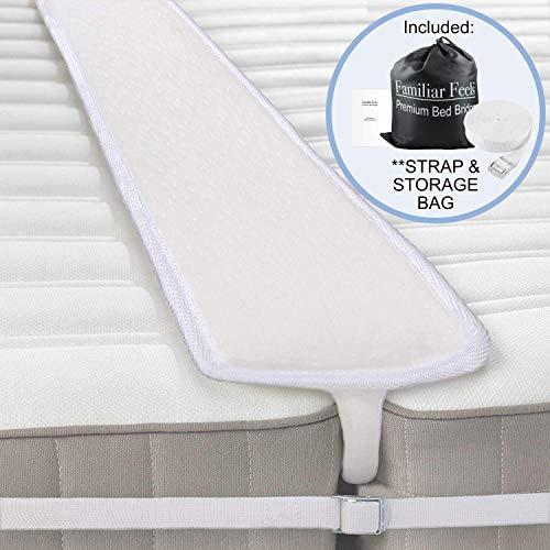 Bed Bridge Twin Bed Connector Kit | Twin to King Converter with Bed Strap | Easily Create a King Bed | Use as Split King Bed Gap Filler, King Maker or Mattress Connector | Great Guest Room Accessories
