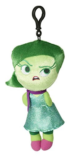Zoofy International Inside Out-Disgust 8" Plush Zippered Clip Doll