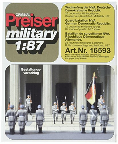 Preiser 16593 Former East German Army (NVA) Post 1945 Package(21) HO Scale Military Model Figure