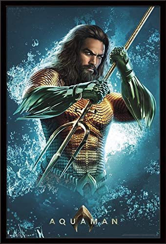 Trends International Aquaman - Trident Wall Poster 24.25" X 35.75" Multi