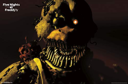 Trends International Five Nights at Freddy's-Nightmare Chica Clip Bundle Wall Poster, 22.375" x 34", Multi