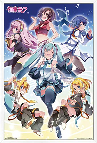 Trends International Hatsune Miku - Group Wall Poster, 24.25" X 35.75", Multi