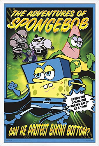 Trends International Spongebob - Funny Wall Poster, 24.25" X 35.75", Multi