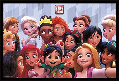 Trends International Wreck It Ralph 2 - Princess Wall Poster 24.25" X 35.75" Multi