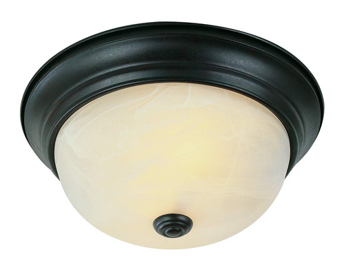 Trans Globe Lighting 13618 ROB Indoor  Browns 13' Flushmount, Rubbed Oil Bronze