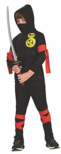 Haunted House Child's Black Ninja Costume, Small