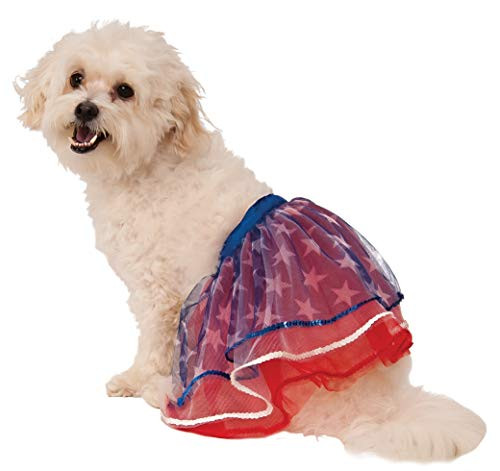 Rubie's 580688-M-L Patriotic Pet Tutu Costume, Medium/Large