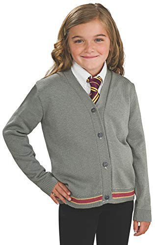 Harry Potter Hermione Granger Hogwarts Cardigan and Tie Costume - Medium