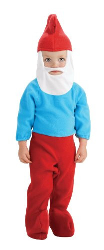 Rubie's Costume The Smurfs 2 Papa Smurf Romper and Headpiece, Red/Blue, Newborn