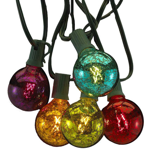 Kurt Adler UL 10-Light G50 C7 Novelty Light Set, Multi Colored
