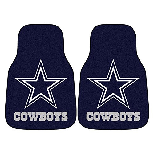 FANMATS NFL Dallas Cowboys Nylon Face Carpet Car Mat
