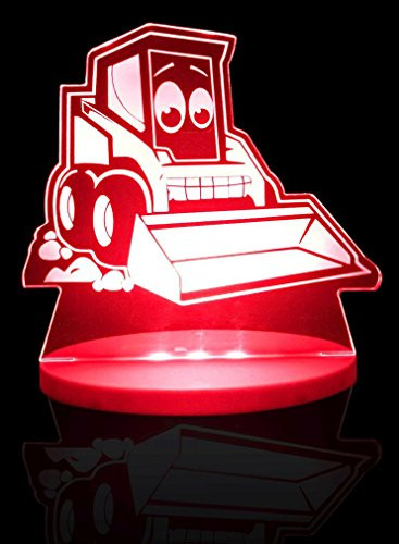 Tulio Happy Bulldozer Insert for Dream Light Multi-Use, Multi-Color Night Light