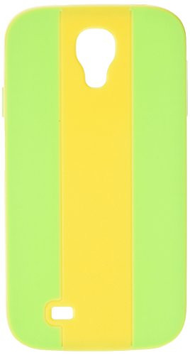 Reiko Colorful TPU+PC Protector Cover for Samsung Galaxy S4 - Retail Packaging - Yellow Green