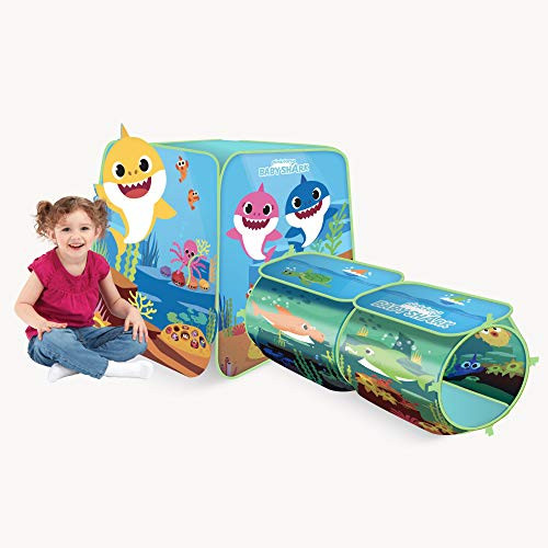 Playhut Pinkfong Baby Shark Explore 4 Fun Pop-Up Play Tent - Amazon Exclusive
