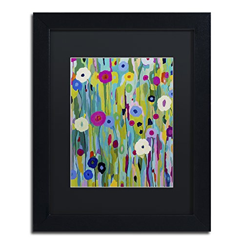 Verdant by Carrie Schmitt Frame, 11 by 14", Black Matte