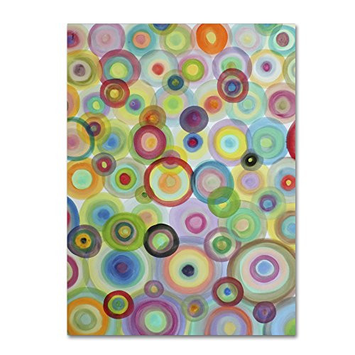 Bulles by Sylvie Demers Wall Hanging, 24" x 32" Canvas Wall Art