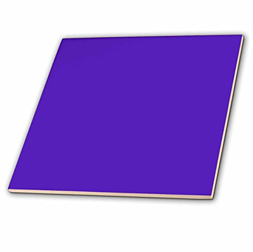 3dRose ct_4125_1 Purple-Ceramic Tile, 4-Inch