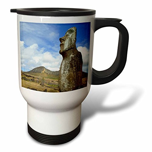 3dRose tm_85825_1" Chile, Easter Island, Ahu Tongariki, Moais SA05 CMI0047 Cindy Miller Hopkins Stainless Steel" Travel Mug, 14 oz, Multicolor 3dRose tm_85825_1" Chile, Easter Island, Ahu Tongariki, Moais SA05 CMI0047 Cindy Miller Hopkins Stainless Steel" Travel Mug, 14 oz, Multicolor
