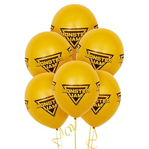 Monster Jam Birthday Party Supplies 12 Latex Balloons