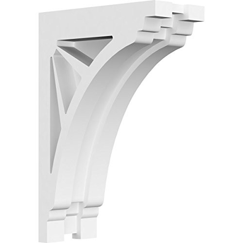 Ekena Millwork CORP01X04X06ST Stanford PVC Corbel, 1 7/8"W X 4"D X 6"H, White