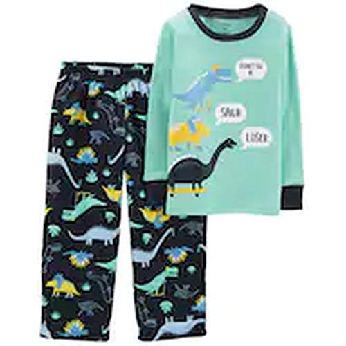 Carter's Toddler Boys 2 Piece Pajama PJs Snug fit Dino Dinosaur (2T)