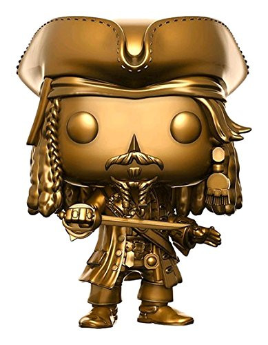 Funko Pop Vinyl Pirates of The Caribbean Captain Jack Sparrow Gold