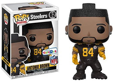 Funko POP! NFL Antonio Brown Pittsburgh Steelers Football #62 Exclusive