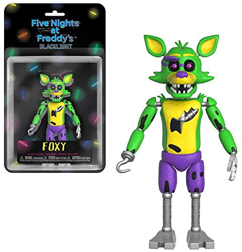 Five Nights at Freddy's - Foxy Black Light 5" Action Figure