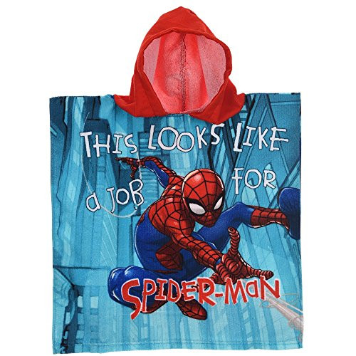Marvel  Spiderman Poncho Towel (Red)