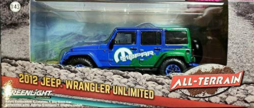 Greenlight Chase Green Machine 86099 2012 Jeep Wrangler Unlimited 1;43 Scale
