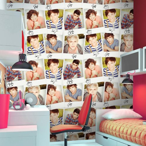 One Direction 1D-COLLAGE Collage Wall Mural