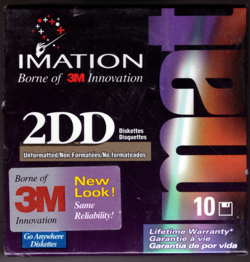 Imation Corp 3.5 DS/DD UFMT DISK 10PK ( 12042 ) (Discontinued by Manufacturer)