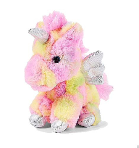 Justice Girls Pet Shop 6 inches Plush (Magical Rainbow Unicorn)