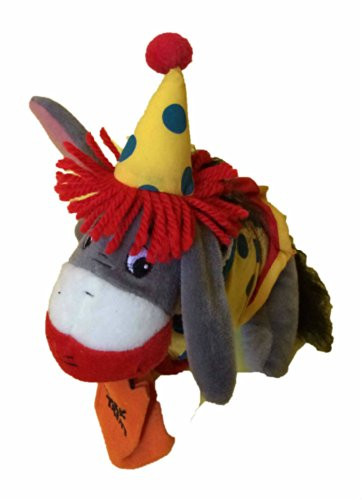Winnie the Pooh Eeyore As a Clown Bean Bag Plush by Disney