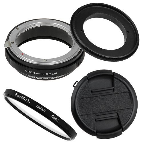 Fotodiox RB2A 67mm Macro Reverse Ring Kit w/ Nikon G & DX Lens Aperture Control, Lens Cap & 52mm UV Protector