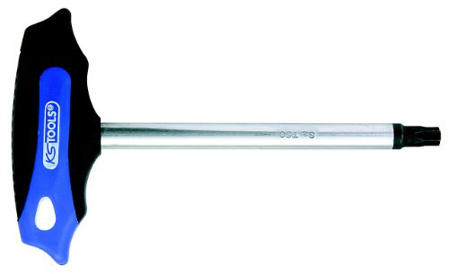 SK Hand Tool KS Tools ERGOTORQUEplus T-Handle TX Key Wrench Short, T30, Clear