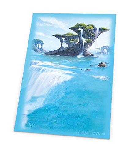 Ultimate Guard Magic The Gathering Sleeves Lands Edition Card Game (80 Pack), Island, One Size