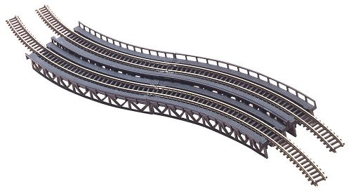 Faller 282905 Cur STL Bridge 2 Radii 4/Z Scale Building Kit