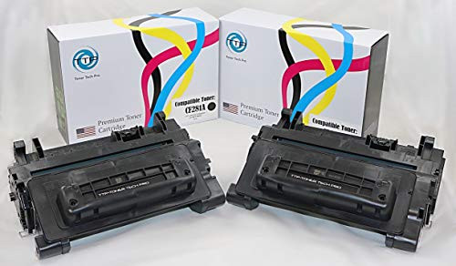 TTP-Toner Tech Pro Compatible Toner Cartridge Replacement for HP CF281A (2-PK Black) CF281A 81A Black Toner Cartridge Compatible for Laserjet Enterprise MFP M630 M630h M630dn M630f M630z M604 M604dn