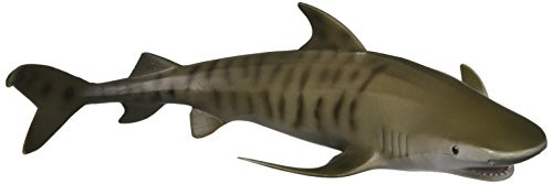 CollectA Sea Life Tiger Shark Toy Figure - Authentic Hand Painted Model