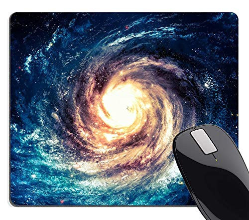 Wknoon Gaming Mouse Pad Custom, Space Nebula Galaxy Vortex Design Custom Mousepad Navy Blue Wknoon Gaming Mouse Pad Custom, Space Nebula Galaxy Vortex Design Custom Mousepad Navy Blue