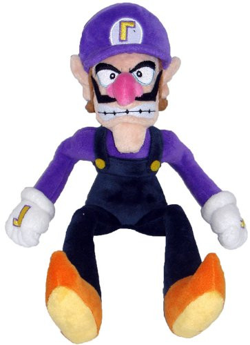 Super Mario Plush - 11" Waluigi Soft Stuffed Plush Toy Japanese Import