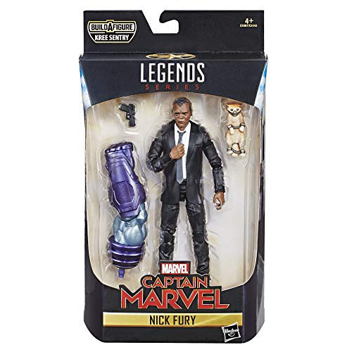 Marvel Captain Marvel 6-inch Legends Nick Fury Figure