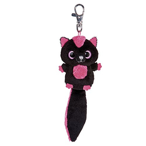 3" Black & Pink Yoohoo & Friends Sparkee Skunk Mini Key Clip