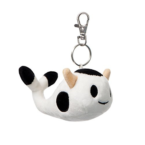 Aurora World 60922 Tokidoki Milk Whale Key Clip, 4.5-Inch