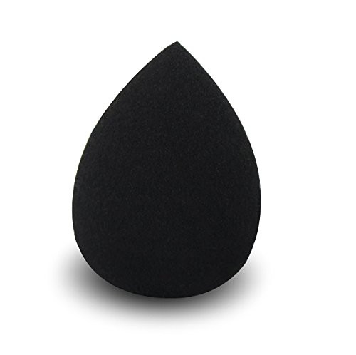 Yoyolala Latex Sponges Blender,Makeup Blender for Liquid Creams and Powders, Latex Free Foundation Blending Sponge Flawless,Cosmetics Beauty Sponge Blender-one piece (black)